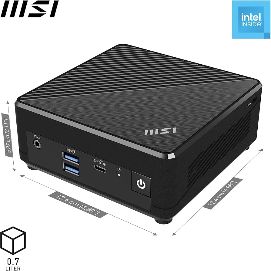 Amazon.com: MSI Cubi N ADL Mini PC: Intel Pentium N200, Wi-Fi